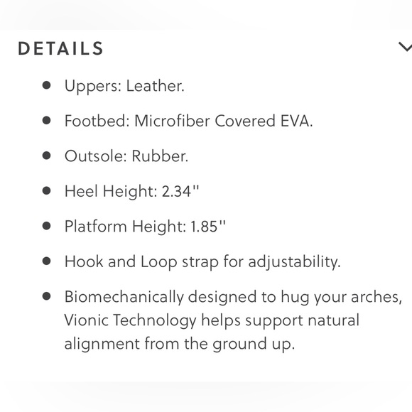 VIONIC Leticia Wedge Black Velcro Sandal EUC Size 6.5 - Picture 15 of 15